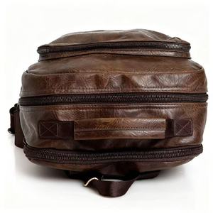 <span class=keywords><strong>Mochilas</strong></span> Vintage Casuales de Moda para Hombre, Bolsos de Viaje de Cuero PU de Alta Calidad, Compra Directa del Fabricante - Product Image 3