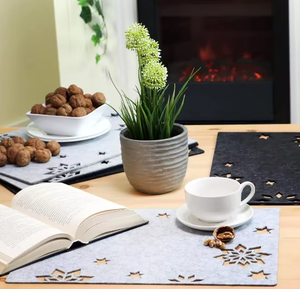 Sous-plat de Noël en feutre, design pratique et populaire, prix compétitif, pour la maison/l'hôtel - Product Image 4