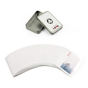 Caja Metálica Personalizable <span class=keywords><strong>para</strong></span> Tarjetas, Impermeable, con Diseño Floral, <span class=keywords><strong>para</strong></span> Bodas, <span class=keywords><strong>Juegos</strong></span> de Cartas <span class=keywords><strong>para</strong></span> Niños, Fabricante de Mazos de Cartas - Product Image 1