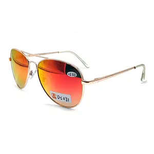 DS071 UV400 पायलट सन रीडर उच्च गुणवत्ता वाले डिजाइनर मेटल बाइफोकल रीडिंग ग्लास महिला पुरुषों के लिए धूप का चश्मा