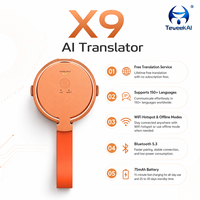 X9 Smart Voice Translator Card: Traduttore Vocale Intelligente per 146 Lingue, Trascrizione Audio e Traduzione Foto per Riunioni di Lavoro ed Educazione