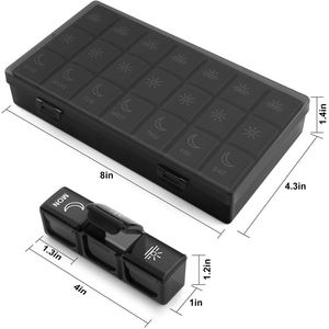 ขายส่งสินค้าใหม่ กล่องยาพลาสติกสีสันสดใส 21 ช่อง สำหรับใส่ยาประจำเดือน - Product Image 3