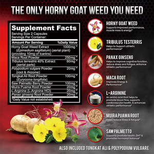 Cápsulas de hierba de cabra cachonda al por mayor, suplementos herbales de superalimento para hombres adultos, cuidado de la salud articular, vitamina potenciadora de la Libido - Product Image 4