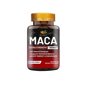 oem logo power men and woman men supplements Maca Root capsule with Ashwagandha