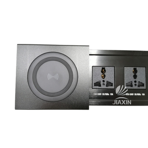 Đồ nội thất lõm Ổ cắm điện đa chức năng <span class=keywords><strong>USB</strong></span> sạc không dây ẩn ổ cắm máy tính để bàn - Product Image 6