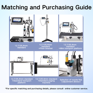 Tốc độ cao liên tục phun coder ngày mã hóa máy công nghiệp tự động thông minh 600dpi cho dệt Túi cup in logo - Product Image 6