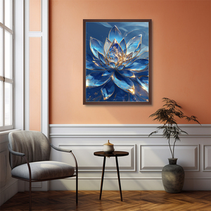 Vente en gros de peinture Fantasy Lotus par numéros pour décoration murale de la maison Idée cadeau unique pour adultes - Product Image 1