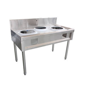 VICTORY Acier Inoxydable Malaisien Spécial Stall SS Cuisinière Inox Gamme Kwali One Brûleur à Gaz pour Hôtels et Restaurants - Product Image 5