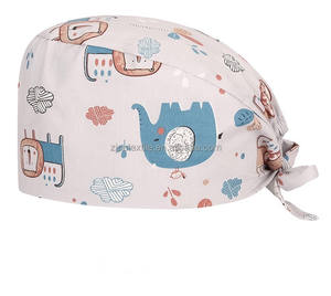 Théâtre d'opération merveille soie femme renard papier casquettes chirurgicales pour cheveux longs chapeaux en tissu - Product Image 4