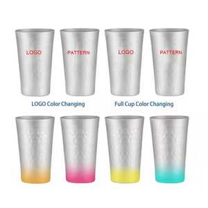 Gobelet de fête réutilisable personnalisé avec logo, écologique, biodégradable, changeant de couleur, en aluminium de qualité alimentaire, recyclable, pour boissons froides, Vietnam - Product Image 5