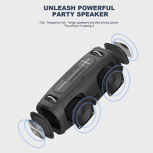 Altavoces portátiles inalámbricos H50 Hopestar para exteriores, resistente al agua IPX4 con asa para el hogar, caja de fiesta de regalo, Boombox FM - Product Image 4