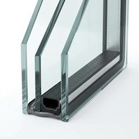 Barra espaciadora de acero inoxidable 16A de borde cálido, la más vendida, suministro de fábrica, rotura térmica para ventanas y puertas de vidrio aislante