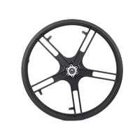 Offre Spéciale 500W 20 pouces alliage vélo électrique 150mm décrochage 8 vitesses 3.0 gros pneu moteur de moyeu de roue avec roue de moteur sans balais
