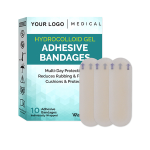 Ultra-Thin <strong>Hydrocolloid</strong> Bandages ,Adhesive Blister Pads, Blister <strong>Band</strong> <strong>Aid</strong> for Toe, Feet, Fingers - Product Image 1