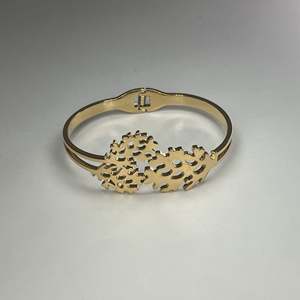 Fashion <b>Bangle</b> 316L Stainless Steel PVD Gold Plating Sustainable Resistant Jewelry for Women and <b>Men</b> - Product Image 1