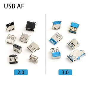 Usb smt 3.0 flache weibliche anschluss typ a 3.0 buchse usb conector de carga typ-eine USB 2.0 buchse