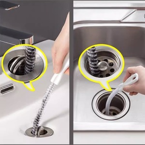 Gancho Flexible para Desagües Domésticos, Limpiador de Cabello para Fregaderos de Baño y Herramienta para Desatascar - Product Image 3