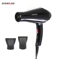 Sèche-cheveux professionnel 2200W avec moteur électrique AC, diffuseur, 2 vitesses chaud/froid, faible rayonnement, protection contre la surchauffe, en plastique, pour extérieur et hôtel