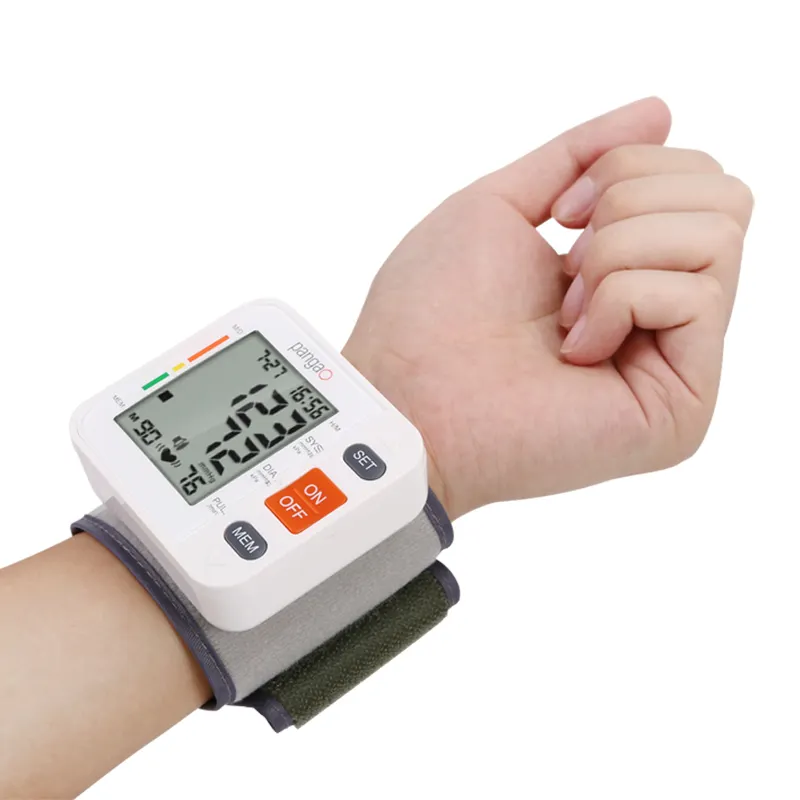 Bán Buôn Tự Động Bp Máy Cuff Cổ Tay Kỹ Thuật Số Blood Pressure Monitor Với Pulse Rate Và Nhịp Tim Không Đều