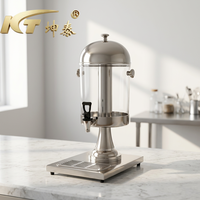 Luxe grensoverschrijdende vergulde koelkast voor sap, dranken, buffet, thee, fruitthee.
