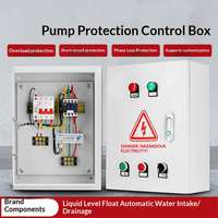 Caja de control de protección para bomba de agua trifásica modelo TA018, interruptor de flotador de nivel de agua de un solo uso y un solo modo de espera, arranque/parada automática