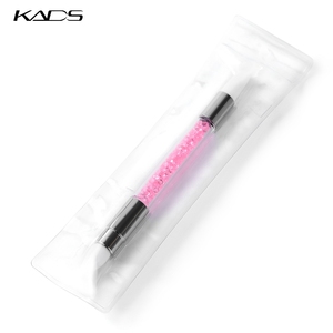 Pincel de Uñas de Doble Cabeza KADS, Mango Acrílico, Pincel de Silicona Suave de Doble Extremo para Esculpir, Grabar, Pintar - Product Image 6