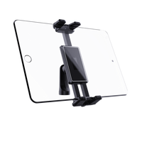 Support de trépied universel flexible de qualité 1/4 de pouce pour l'extérieur, rotation à 360 degrés, support de téléphone portable et de tablette en ABS pour iPad