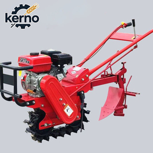 Durable 7HP Diesel Power Tiller Multifunctional Farm Rotary Cultivator <b>Row</b> Crop Weeding Ridging <b>Machine</b> Corn Potato Field Work - Product Image 1