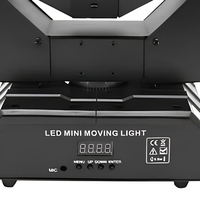 Mini projecteur de scène à 16 têtes mobiles, éclairage LED 3-en-1 (beam, strobe) pour DJ, idéal pour les soirées disco