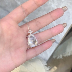 สร้อยคอเงินแท้ S925 สไตล์จีนใหม่ รูปทรงน้ำเต้า เสริมโชคลาภ ดีไซน์หรูหรา พร้อมจี้มุกและสายคล้องคอ - Product Image 3