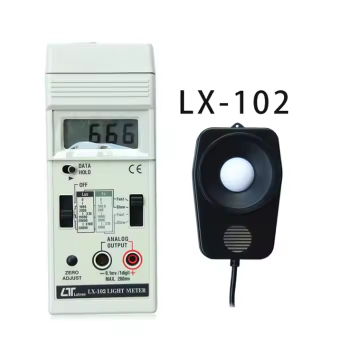 LUTRON LX-102 Portable Digital Lux Meter Illuminance Meter 
