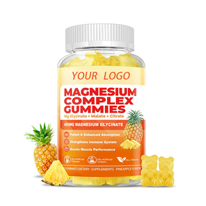 Oem calcio <span class=keywords><strong>magnesio</strong></span> <span class=keywords><strong>zinc</strong></span> gomitas suplemento 500mg cuidado de la salud complejo <span class=keywords><strong>magnesio</strong></span> gomitas - Product Image 1