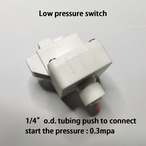 1/4 pouces RO <span class=keywords><strong>eau</strong></span> purificateur d'<span class=keywords><strong>eau</strong></span> basse pression interrupteur de vanne 1/4 "OD <span class=keywords><strong>tuyau</strong></span> pousser pour connecter le système d'osmose inverse - Product Image 2