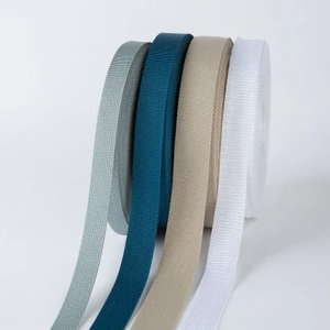 Sangle en nylon recyclé tissé élastique imperméable à l'eau, imprimé jacquard personnalisé en gros, rembourrage lourd, bande textile pour la maison - Product Image 4