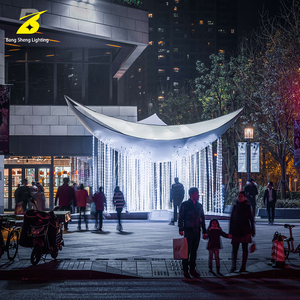 Scultura Programmabile a LED <span class=keywords><strong>Luna</strong></span> e Stelle - Arte Atmosferica Resistente alle Intemperie per Parchi a Tema e Mercati Notturni - Product Image 5