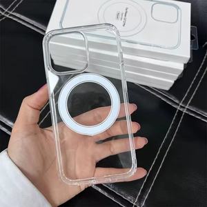 Honatop Étui <span class=keywords><strong>de</strong></span> téléphone antichoc transparent <span class=keywords><strong>de</strong></span> charge sans fil magnétique <span class=keywords><strong>de</strong></span> qualité originale pour iPhone 15 16 Pro Max - Product Image 2