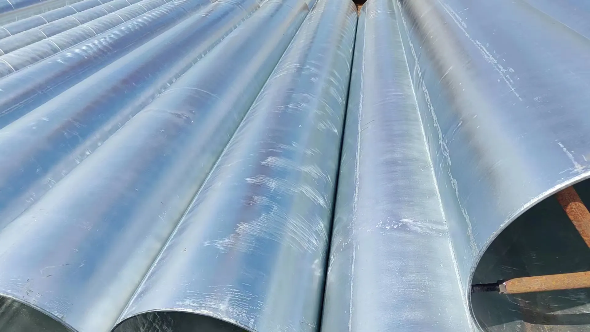 Astm galvanized a500 round steel pipe for greenhouse frame