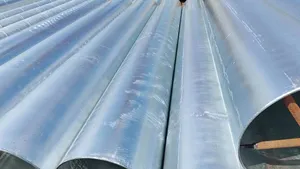 Astm zincato a500 tubo rotondo in acciaio per serra