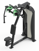 PRAKSSIS PR02 Machine à exercices pectoraux à charge libre avec fonctions de sécurité pour le fitness et l'entraînement des pectoraux en salle de sport