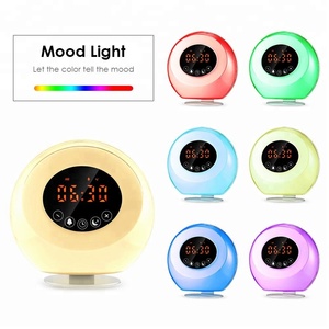 Numérique Sons Naturels de Simulation De Lever de soleil Réveil Lumière Réveil Pour Les Enfants - Product Image 4