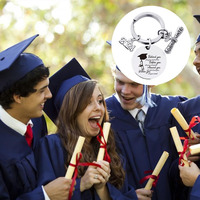 Afstudeercadeau Roestvrijstalen Sleutelhanger 2024 2023 2025 Grad Souvenir Sleutelhanger Klas Van 2024 Afgestudeerde Geschenken Voor Jongens Meisje Student
