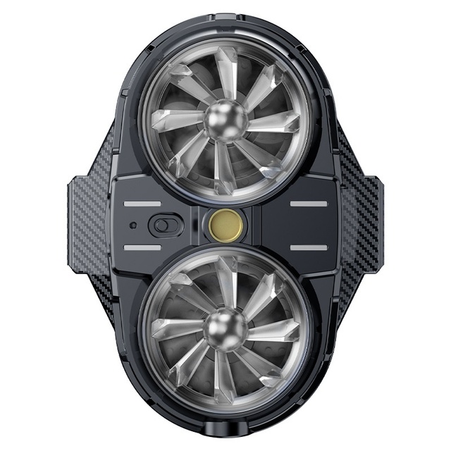 New Dual-Semiconductor Phone Cooler X53 for Live Streaming with Temperature Control Digital Display and Back Clip (150g)