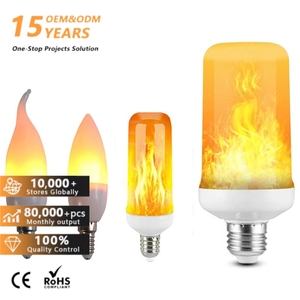 Luci LED Effetto Fiamma 3W E27 E14 1400K Lampadine con Effetto Fiamma Tremolante - Product Image 1