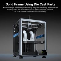 Para Impresora 3D K1 SE, Extrusora Directa de Nivel Superior con Nivelación Automática de Alta Velocidad de 600 mm/s, Intercambio Rápido, Tri-Metal, Manos Libres, 22.5