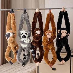 モバサビビペアハンギングPPコットンスーパーソフトぬいぐるみ取り外し可能モンキーぬいぐるみ - Product Image 1