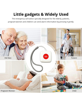 Bouton de panique SOS Tuya ZigBee 3.0, bouton d'alarme d'urgence sans fil, alimenté par batterie, contrôle intelligent des scènes pour la sécurité à domicile des personnes âgées