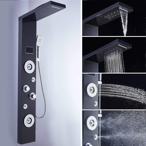 Nouvelle arrivée 304 Matériau en acier inoxydable Massage intelligent de spa avec panneau de douche à affichage numérique LED <span class=keywords><strong>pour</strong></span> salle de bain hôtel - Product Image 2