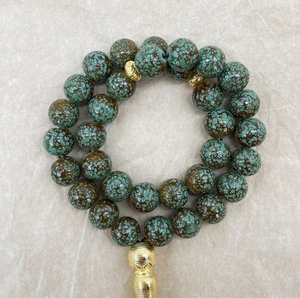 뜨거운 판매 하이 퀄리티 종교 보석 선물 절묘한 이슬람 묵주 목걸이 패션 33Pcs 10mm 비즈 아랍어 술 팔찌 - Product Image 6