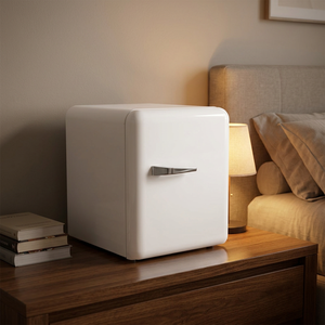 Refrigerador Compacto de Fábrica, Mini Nevera Portátil de 1 Puerta, Plástico Blanco, Descongelación Automática, Compresor Eléctrico Doméstico - Product Image 1
