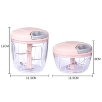 Handheld Mini Knoflook Crusher Plastic Keukenmolen En Chopper Voor Groenten En Fruit